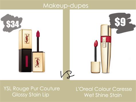 dupe ysl lip stain|ysl lip stain water.